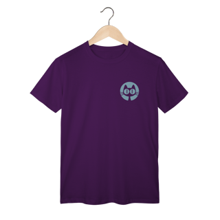 Nome do produto T-Shirt Classic: Gato Minimalista (O Básico do Conforto, Olhos de Pura Curiosidade!)