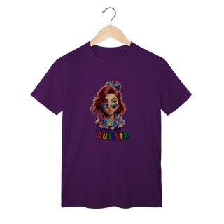 Nome do produto T-Shirt Classic: IRMÃ DE AUTISTA (Orgulho e Conexão)