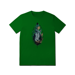 Nome do produto T-Shirt Quality: Pena da Natureza (Leve como uma Pluma, Confortável como um Abraço de Urso!)