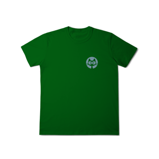 Nome do produto T-Shirt Classic: Gato Minimalista (O Básico do Conforto, Olhos de Pura Curiosidade!)