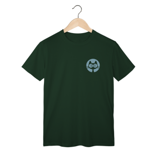 Nome do produto T-Shirt Classic: Gato Minimalista (O Básico do Conforto, Olhos de Pura Curiosidade!)