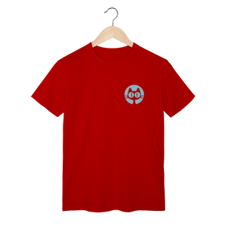 Nome do produto T-Shirt Classic: Gato Minimalista (O Básico do Conforto, Olhos de Pura Curiosidade!)