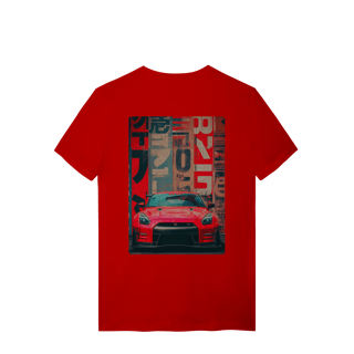 Nome do produto T-shirt Quality: GTR VERMELHO (Velocidade e Multas de Design) *Estampa nas Costas*