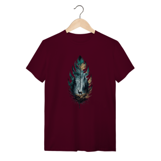 Nome do produto T-Shirt Quality: Pena da Natureza (Leve como uma Pluma, Confortável como um Abraço de Urso!)