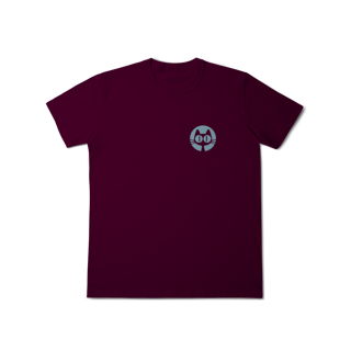 Nome do produto T-Shirt Classic: Gato Minimalista (O Básico do Conforto, Olhos de Pura Curiosidade!)