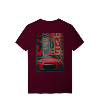 Nome do produto T-shirt Quality: GTR VERMELHO (Velocidade e Multas de Design) *Estampa nas Costas*