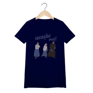 Nome do produto Camiseta Baby Long “Vocação Oh Oh” – Alegria, Fé