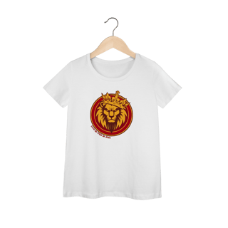 Camiset Baby Long a Escudo Leão da Tribo de Judá – Força, Fé e Autoridade em Cristo