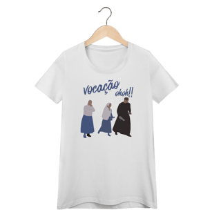 Camiseta Baby Long “Vocação Oh Oh” – Alegria, Fé