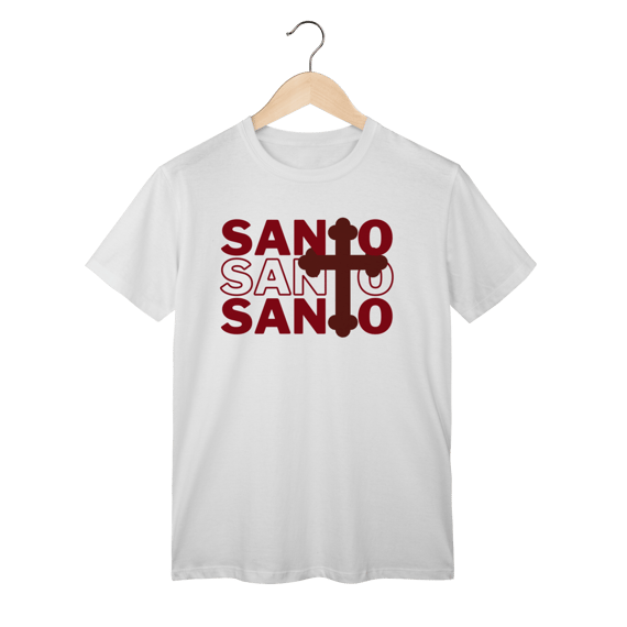 Camiseta “Santo, Santo, Santo” – Louvor e Adoração ao Deus Altíssimo