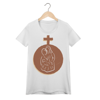 Camiseta Sagrada Família com Cruz – Fé, Proteção e Devoção