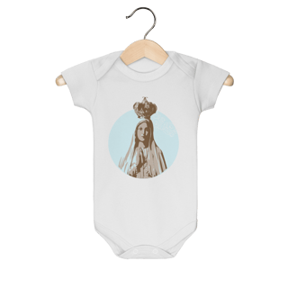Nome do produto Body Intantil Nossa Senhora – Fé, Proteção e Devoção Católica