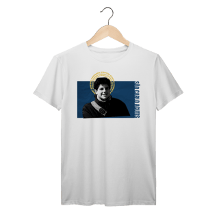 Nome do produto Camiseta Carlo Acutis – Fé, Tecnologia e Juventude em Cristo