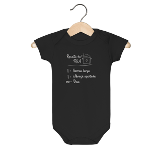 Camiseta “Receita do Dia” – Sorriso, Abraço e Infinito Deus | Fé com Alegria