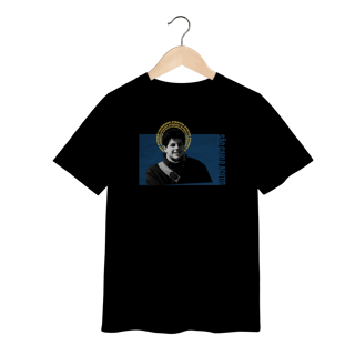 Nome do produto Camiseta Infantil Carlo Acutis – Fé, Tecnologia e Juventude em Cristo