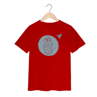 Nome do produto Camiseta Infantil Sagrada Família com Espírito Santo – Fé, Amor e Proteção Divina