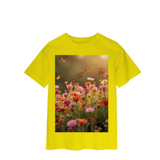 Nome do produto Classic Infantil Flores e Borboletas