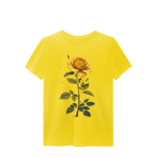 Nome do produto T-Shirt Estonada Rosa Amarela 1511