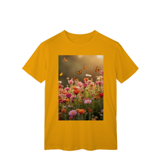 Nome do produto T-Shirt Classic Flores e Borboletas 