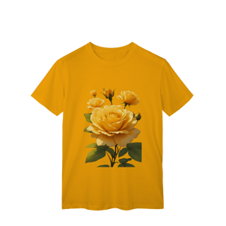 Nome do produto T-Shirt Classic Rosas Amerela 