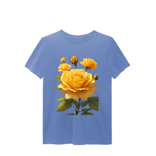 Nome do produto T-Shirt Estonada Rosas Amarelas