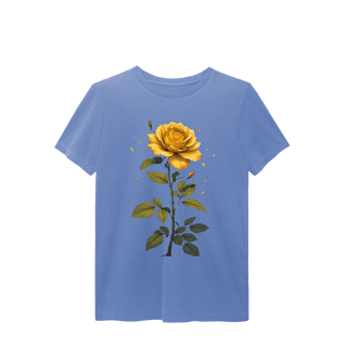 Nome do produto T-Shirt Estonada Rosa Amarela 1511