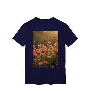 Nome do produto T-Shirt Classic Flores e Borboletas 