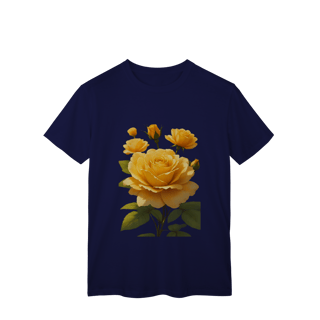 Nome do produto T-Shirt Classic Rosas Amerela 