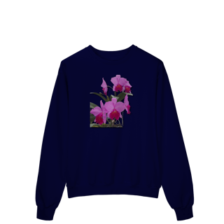 Nome do produto Moletom Prime Fechado Flores 05