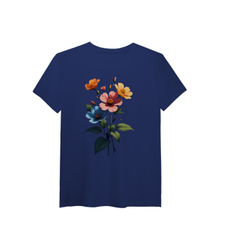 Nome do produto Camiseta Pima Flores silvestre