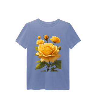 Nome do produto T-Shirt Estonada Rosas Amarelas