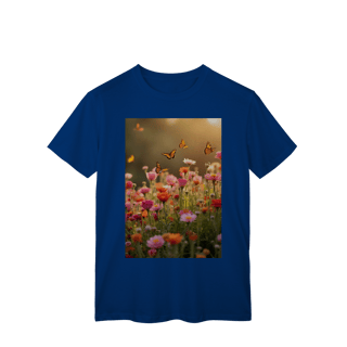 Nome do produto T-Shirt Classic Flores e Borboletas 