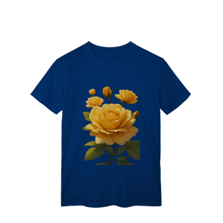 Nome do produto T-Shirt Classic Rosas Amerela 