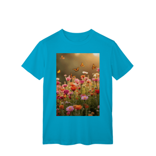 Nome do produto T-Shirt Classic Flores e Borboletas 
