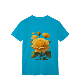 Nome do produto T-Shirt Classic Rosas Amerela 