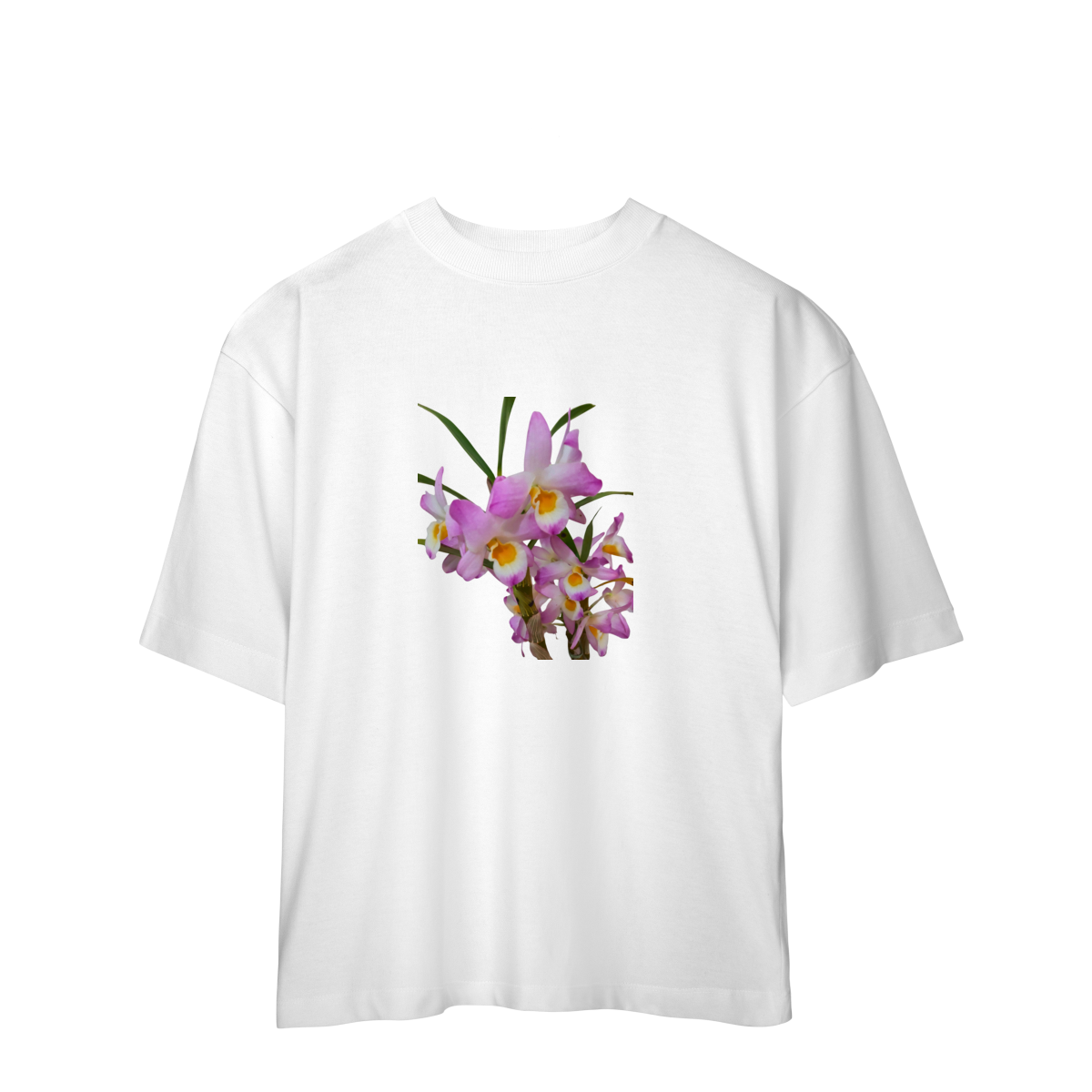 Camiseta Oversized Flores 02