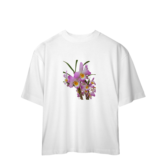 Camiseta Oversized Flores 02