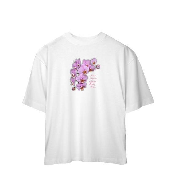 Camiseta Oversized Flores 9