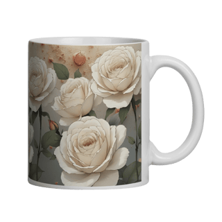 Nome do produto Caneca Rosas Branca 