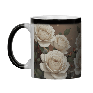 Nome do produto Caneca Magica Rosas Branca 