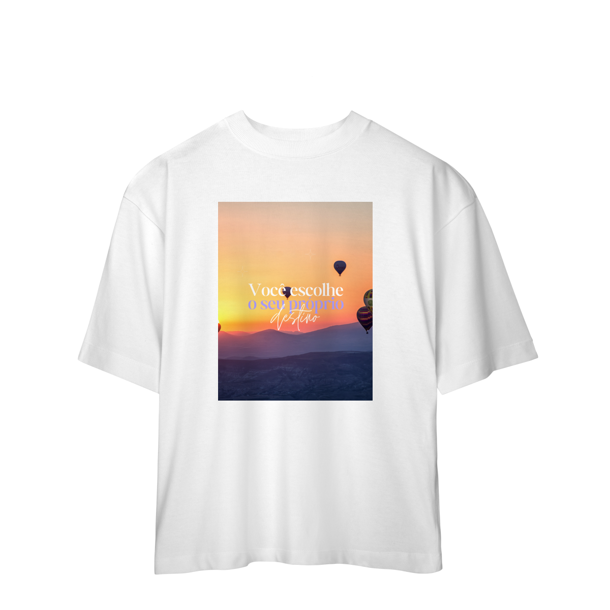 Camiseta Oversized Destino