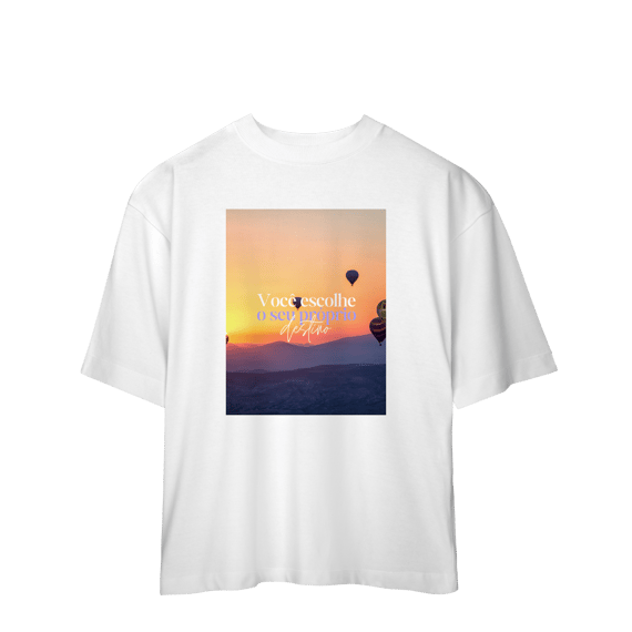 Camiseta Oversized Destino