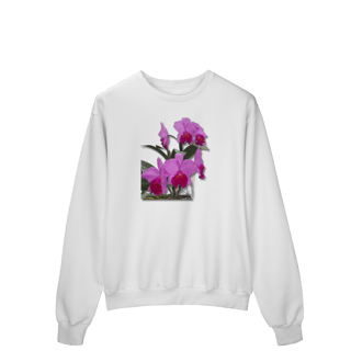 Nome do produto Moletom Prime Fechado Flores 05