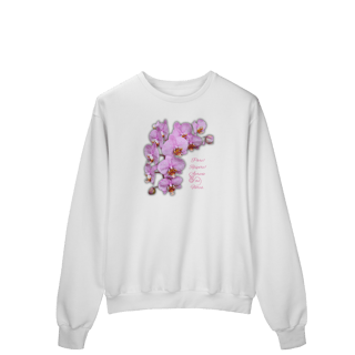 Nome do produto Moletom Prime Fechado Flores 9