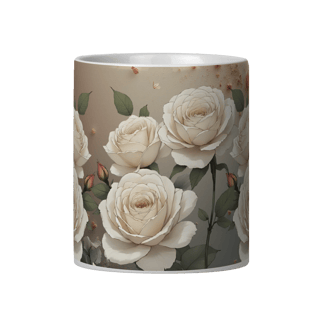 Nome do produto Caneca Rosas Branca 