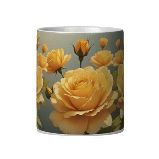 Nome do produto Caneca Rosas Amarelas