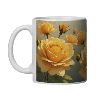 Nome do produto Caneca Rosas Amarelas