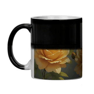 Nome do produto Caneca Mágica Rosas Amarelas