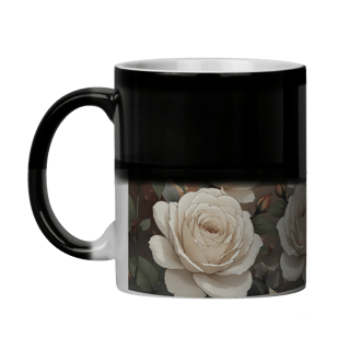 Nome do produto Caneca Magica Rosas Branca 