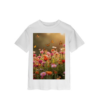 Nome do produto Classic Infantil Flores e Borboletas